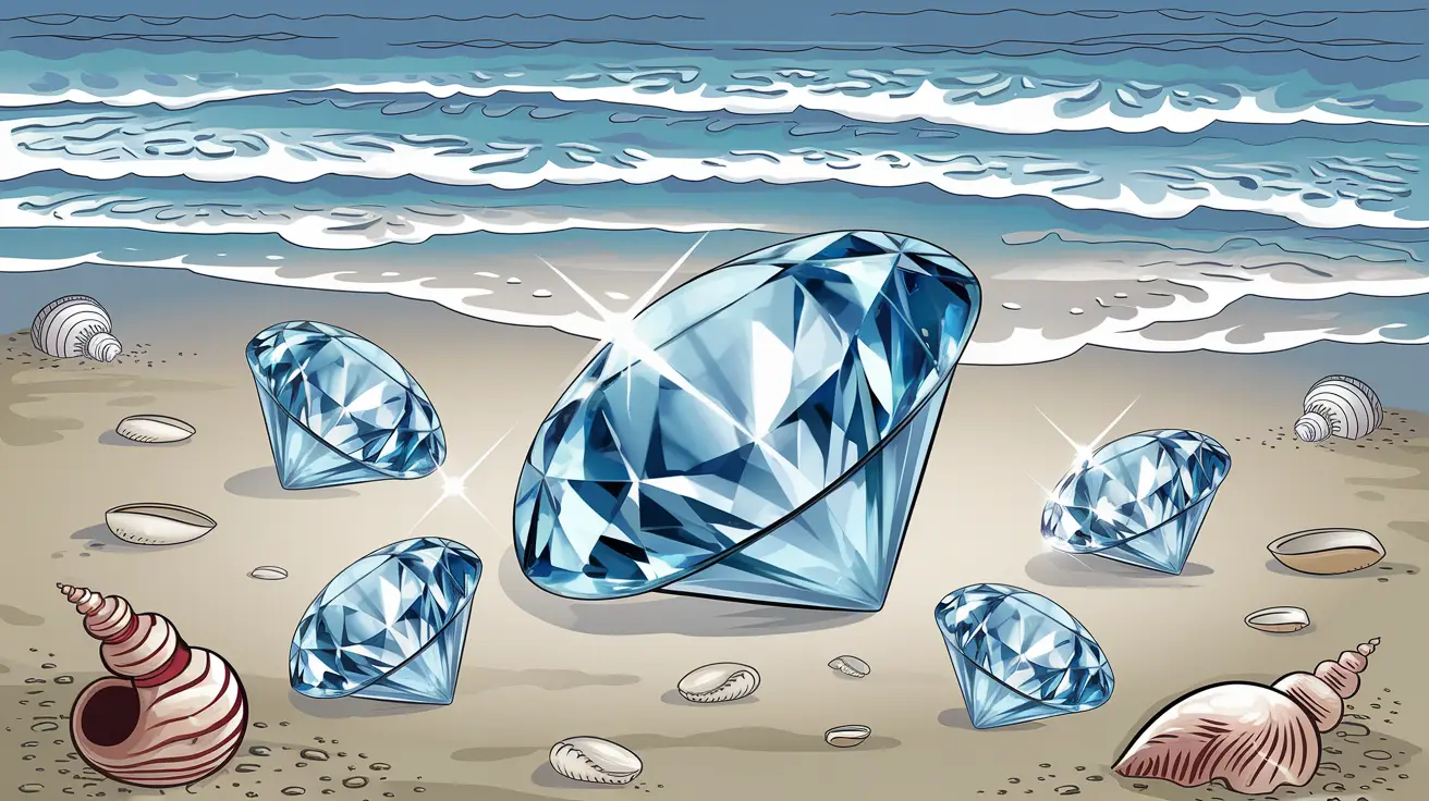 A cartoon of cape may diamonds in cape may nj